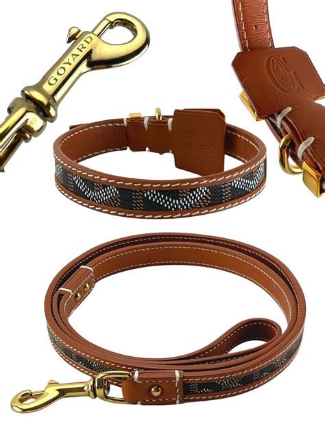 goyard dog collars|goyard dog leash.